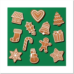 Gingerbread Cookies Posters and Art